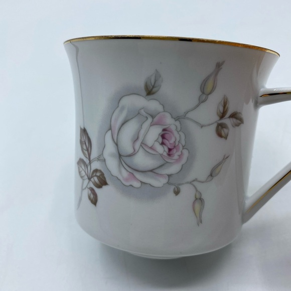 Johann Haviland Bavaria Germany Sweetheart Rose Teacup Coffee Mug Gold Trim - Picture 4 of 6